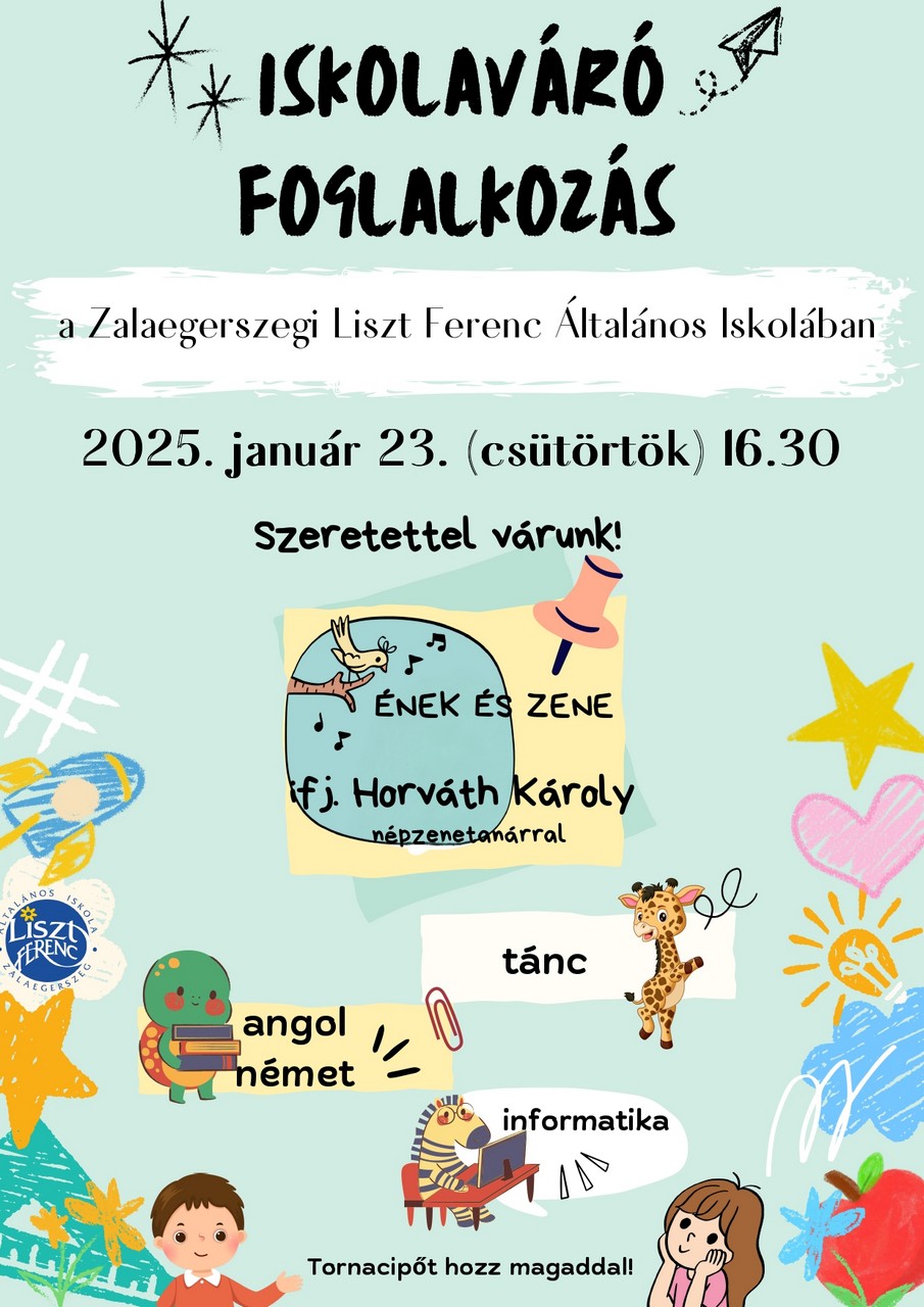 Iskolaváró foglalkozás