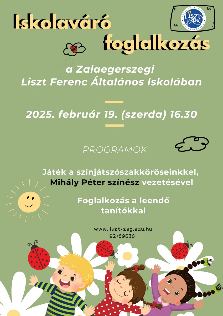 Iskolaváró foglalkozás